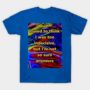 Primary colored indecisive abstract T-Shirt